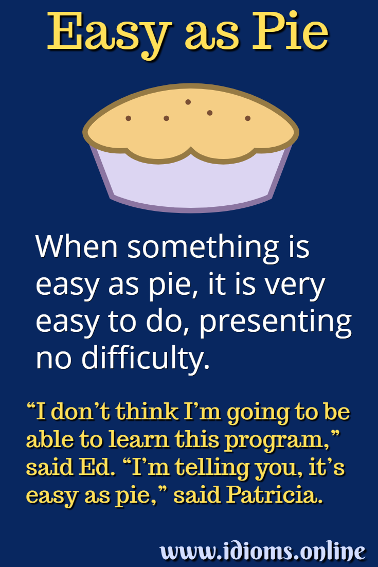 Easy as Pie Idioms Online
